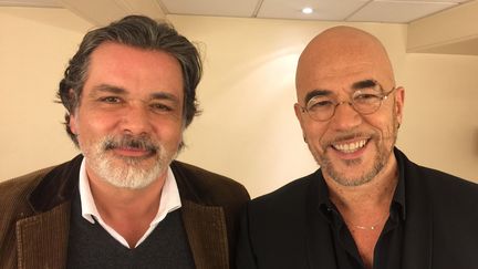 Christophe Barratier et Pascal Obispo (BERNARD THOMASSON / RF)