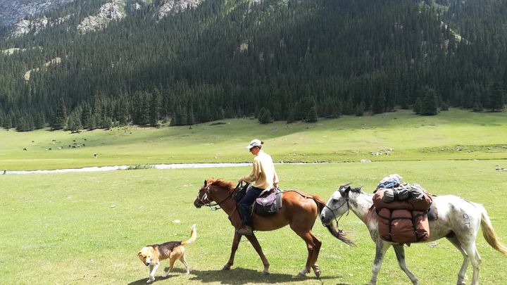 Au Kirghizistan, Élise et Léopoldine Desprez ont choisi de voyager sans guide. (LEOPOLDINE DESPREZ)