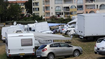 Un campement (illégal) de gens du voyage au Cap d'Agde (AFP - ANNE-CHRISTINE POUJOULAT)