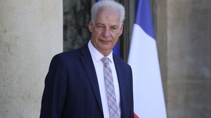 Alain Griset, alors ministre délégué aux PME, à l'Elysée, le 7 juillet 2020. (LUDOVIC MARIN / AFP)