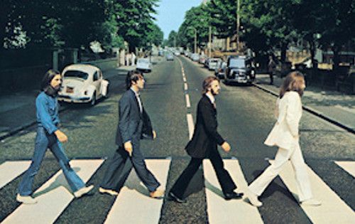 &nbsp; (La pochette d'Abbey road serait un hommage à la mémoire Paul McCartney © DR)