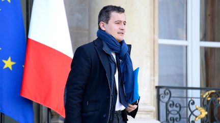 Gérald Darmanin, ministre des Comptes publics à l'Elysée (Paris), en février 2018. (AURELIEN MEUNIER / GETTY IMAGES EUROPE)