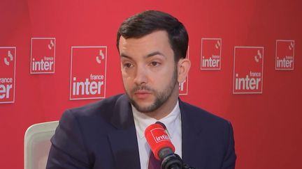 Jean-Philippe Tanguy, député RN, le 15 février 2024 sur France Inter. (FRANCE INTER / RADIO FRANCE)