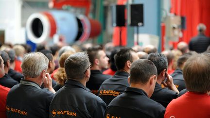 Chez Safran, entre 60 et 70% des salariés éligibles sont en retraite progressive. (REMY GABALDA / AFP)