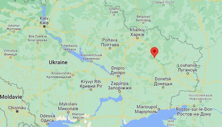 A map of Ukraine.  (GOOGLE MAPS SCREENSHOT)