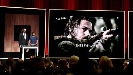 Le film "The Revenant",&nbsp;nommé dans&nbsp;12 catégories, est le grand favori des Oscars 2016. (KEVIN WINTER / GETTY IMAGES NORTH AMERICA)