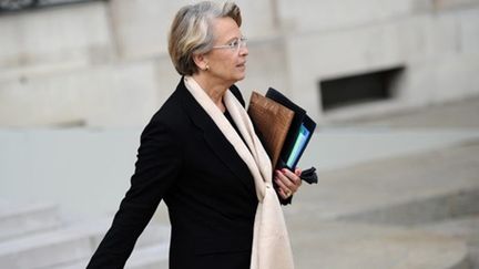 Michèle Alliot-Marie, en septembre 2010, lorsqu'elle était encore au gouvernement. (AFP - LIONEL BONAVENTURE)