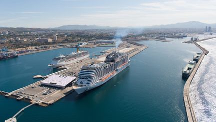 Le port de Marseille. (CLEMENT MAHOUDEAU / MAXPPP)