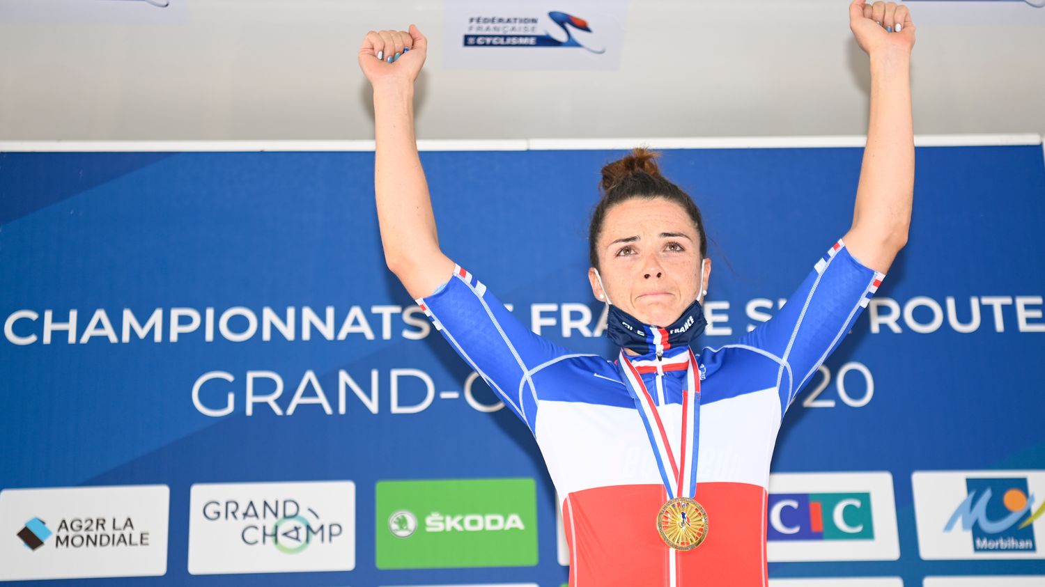 Championnat de France de cyclisme route Audrey Cordon Ragot en patronne remporte sa première