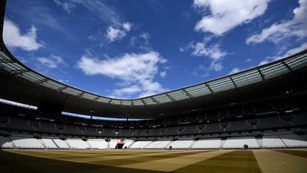 Le stade de France, à Saint-Denis, le 30 avril 2020. (FRANCK FIFE / AFP)