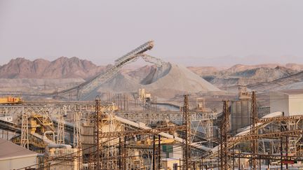 Uranium mine, near the town of Swakopmund, Namibia, 2019. (illustrative photo) (WU CHANGWEI / XINHUA / MAXPPP)