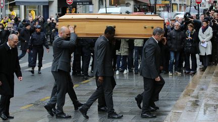 Les obsèques de Michel Galabru, le 12 janvier 201, en l'église Saint-Roch à Paris.
 (LORENVU/SIPA)