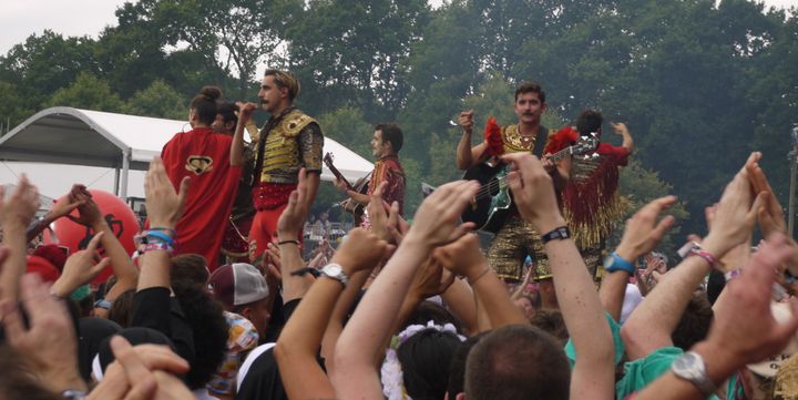 Les aixois de Deluxe ont lancé l'édition 2017 des Vieilles Charrues avec énergie 
 (Medhi Weber)