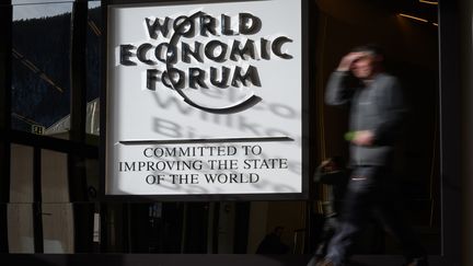 Le Forum économique de Davos se tient en Suisse du 21 au 25 janvier 2019. (FABRICE COFFRINI / AFP)