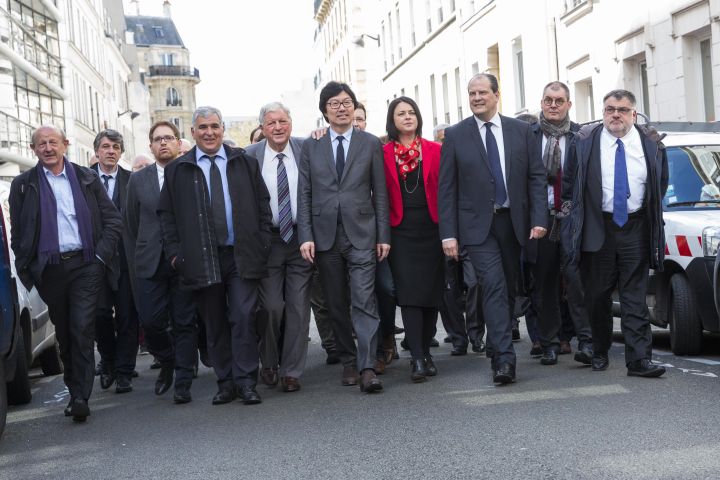 Lancement de La Belle Alliance Populaire par le Parti socialiste mercredi 13 avril à Paris. (MAXPPP)