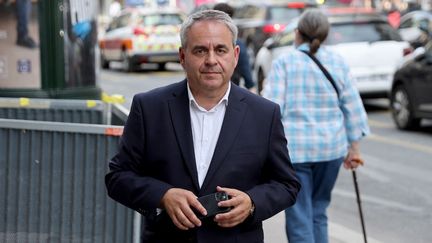 Le président de la région Hauts-de-France Xavier Bertrand à Paris, le 21 juin 2022. (THOMAS COEX / AFP)