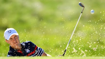 L'Américain Jordan Spieth dans ses oeuvres (PHILIPPE MILLEREAU / DPPI MEDIA)