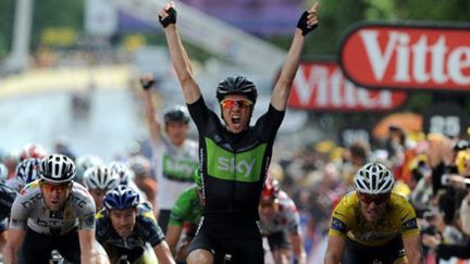 Boasson Hagen le plus rapide (PASCAL PAVANI / AFP)