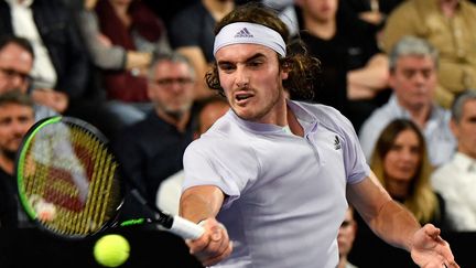 Le Grec Stefanos Tsitsipas a remporté la dernière édition en public de l'Open 13 Provence, à Marseille, en 2020. (GERARD JULIEN / AFP)