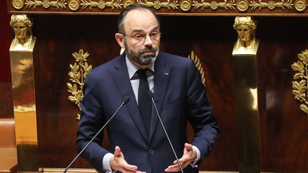 Le Premier ministre Édouard Philippe à l'Assemblée nationale le 3 mars 2020 (photo d'illustration). (LUDOVIC MARIN / AFP)