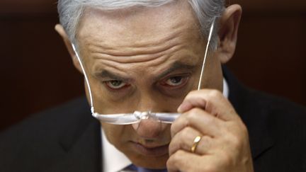 Le Premier ministre isra&eacute;lien&nbsp;Benjamin Netanyahu &agrave; J&eacute;rusalem (Isra&euml;l), le 4 ao&ucirc;t 2013. (GALI TIBBON / AFP)