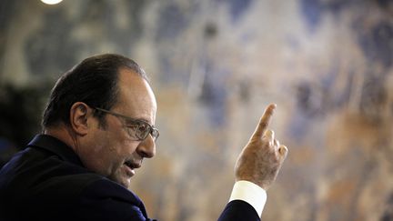 &nbsp; (François Hollande en visite ce mardi chez Showroom Privé à la Plaine Saint-Denis @Maxppp)