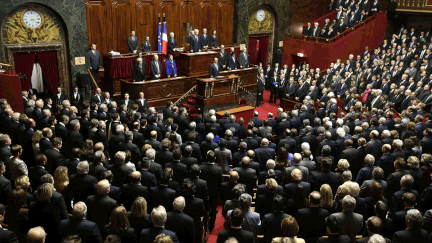 &nbsp; (L’époque de l’union nationale lors du congrès à Versailles semble révolue © Sipa)