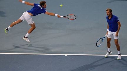 Julien Benneteau et Nicolas Mahut  (DENIS CHARLET / AFP)