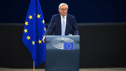 Jean-Claude Juncker, président de la Commission européenne. (PATRICK HERTZOG / AFP)