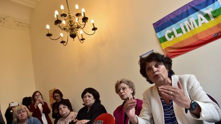 L'eurodéputée&nbsp;Europe Ecologie-Les Verts Michèle Rivasi, le 8 septembre 2017, à Paris. (CHRISTOPHE ARCHAMBAULT / AFP)