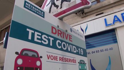 Coronavirus : un drive de dépistage disponible à Nice (FRANCE 3)