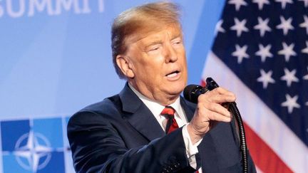 Le président des Etats-Unis, Donald Trump, au sommet de l'OTAN à Bruxelles le 12 juillet 2017. (AFP - JOHANN GRODER / APA-PICTUREDESK / APA)