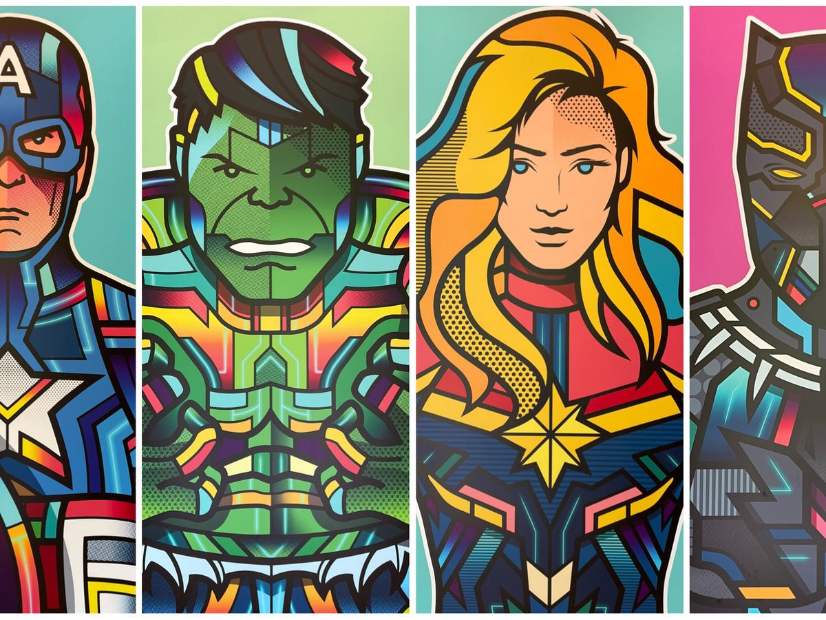 Collection Exclusives de Tableaux Marvel Artistiques