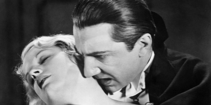 Bela Lugosi et Helen Chandler dans "Dracula" (1931) de Tod Browning
 (Universal)