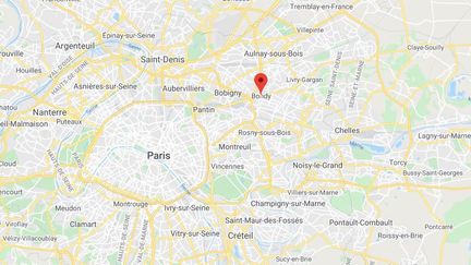 La commune de Bondy en Seine-Saint-Denis.&nbsp; (GOOGLE MAPS / FRANCETV INFO)