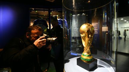 Le trophée de la Coupe du monde (FRANCK FIFE / AFP)