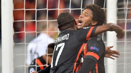 Luiz Adriano et les siens sont en 8e (SERGEI SUPINSKY / AFP)