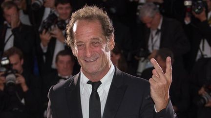 &nbsp; (Vincent Lindon tout heureux ce dimanche soir © REUTERS | Yves Herman)