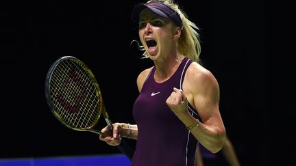 Trois victoires en trois matches pour Svitolina à Singapour (ROSLAN RAHMAN / AFP)