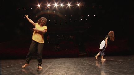 La compagnie Chatha en répétition à la Maison de la danse de Lyon (France 3 Rhône-Alpes-Benjamin Bonte)