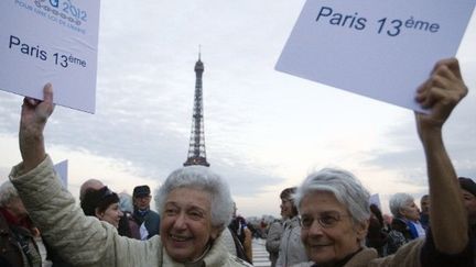 Manifestation sur la légalisation de l'euthanasie en novembre 2011 à Paris (AFP PHOTO JOEL SAGET)