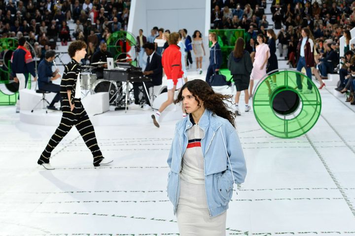 Lacoste printemps-été 2018, à Paris
 (Maitre/WWD/Shutterstock/SIPA)