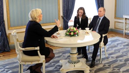 Marine Le Pen a rencontré Vladimir Poutine