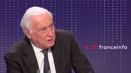 Jean-François Delfraissy, le président du Conseil Scientifique, sur franceinfo le 25 janvier 2022. (FRANCEINFO / RADIOFRANCE)