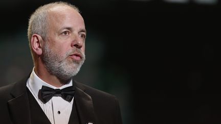 Le producteur de films d'animation, Marc du Pontavice, lors de la cérémonie des Cesar film Awards à la salle Pleyel à Paris, le 28 février 2020. (S?BASTIEN MUYLAERT / MAXPPP)