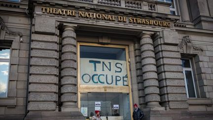 Le Théâtre National de Strasbourg occupé par les intermittents, 27 avril 2016
 (CITIZENSIDE / Claude TRUONG-NGOC / citizenside)