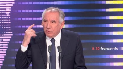 François Bayrou, Haut-commissaire au Plan, président du MoDem et maire de Pau, le 16 mai 2022 sur franceinfo. (FRANCEINFO / RADIO FRANCE)