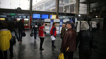 La gare de Nantes (Loire-Atlantique), samedi 19 octobre 2019. (MAXPPP)