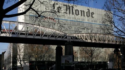 Les locaux du "Monde", situ&eacute;s boulevard Auguste&nbsp;Blanqui&nbsp;&agrave; Paris. (MANUEL COHEN / AFP)