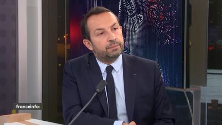 Sébastien Chenu, député RN du Nord, porte-parole de Marine Le Pen et du RN, invité du 18h50 franceinfo, mercredi 9 février 2022. (FRANCEINFO / RADIO FRANCE)